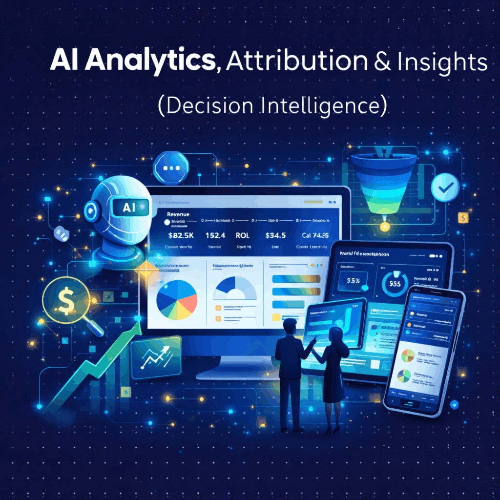 AI Analytics, Attribution & Insights​